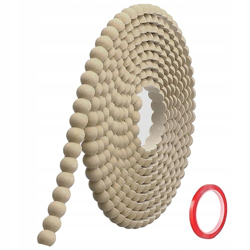Listwy Ozdobne Samoprzylepne Drewno 3D Elastyczne Do Ścian 3 Drewniany