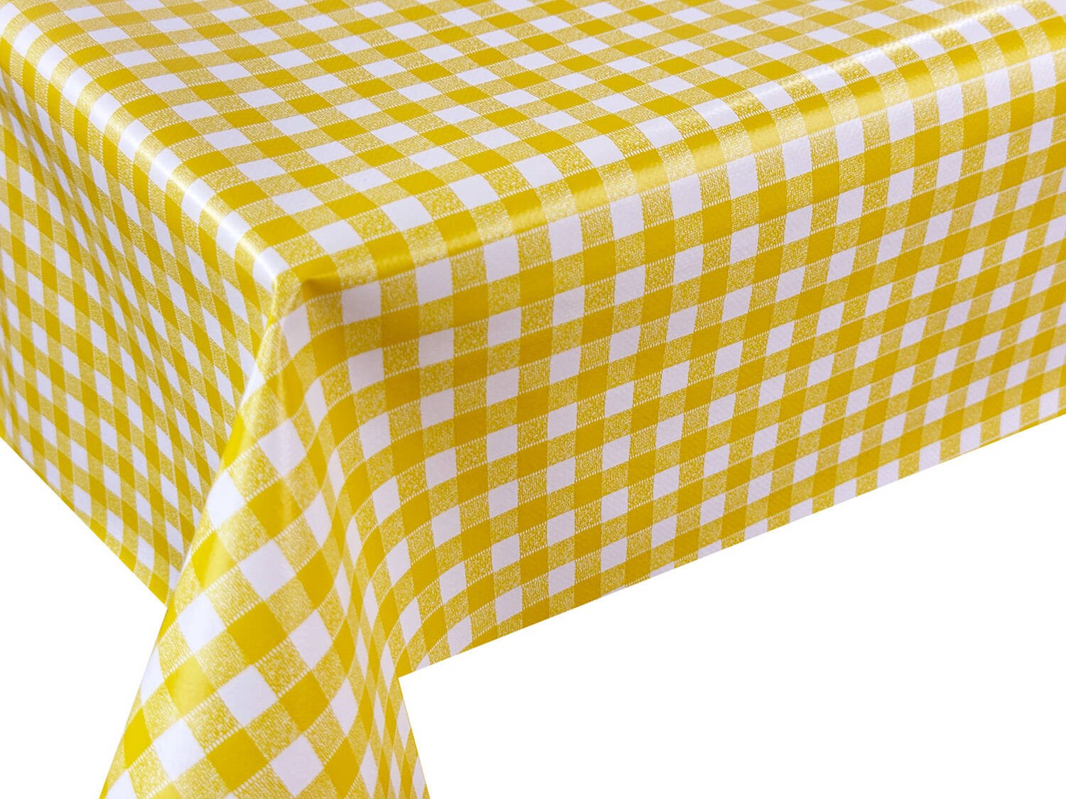 Cerata na Metry Obrus Ceratowy na Wymiar Żółta Kratka 200x140 cm Typ obrus