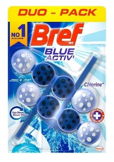 HIT !! Nowość ... Bref WC Blue Activ+ 2x50g Chlor