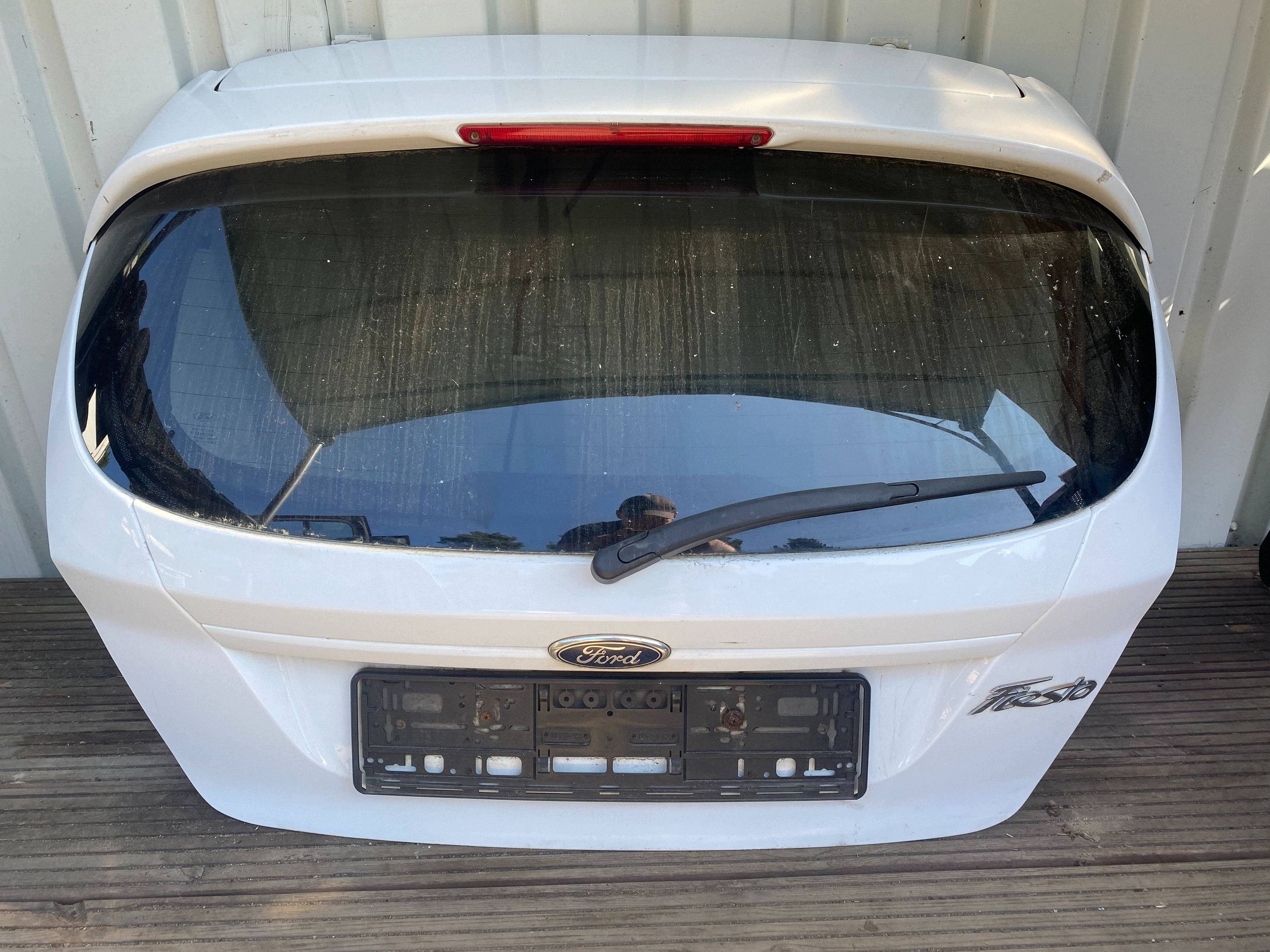FORD FIESTA MK7 complete trunk door boot rear part rear H9 white