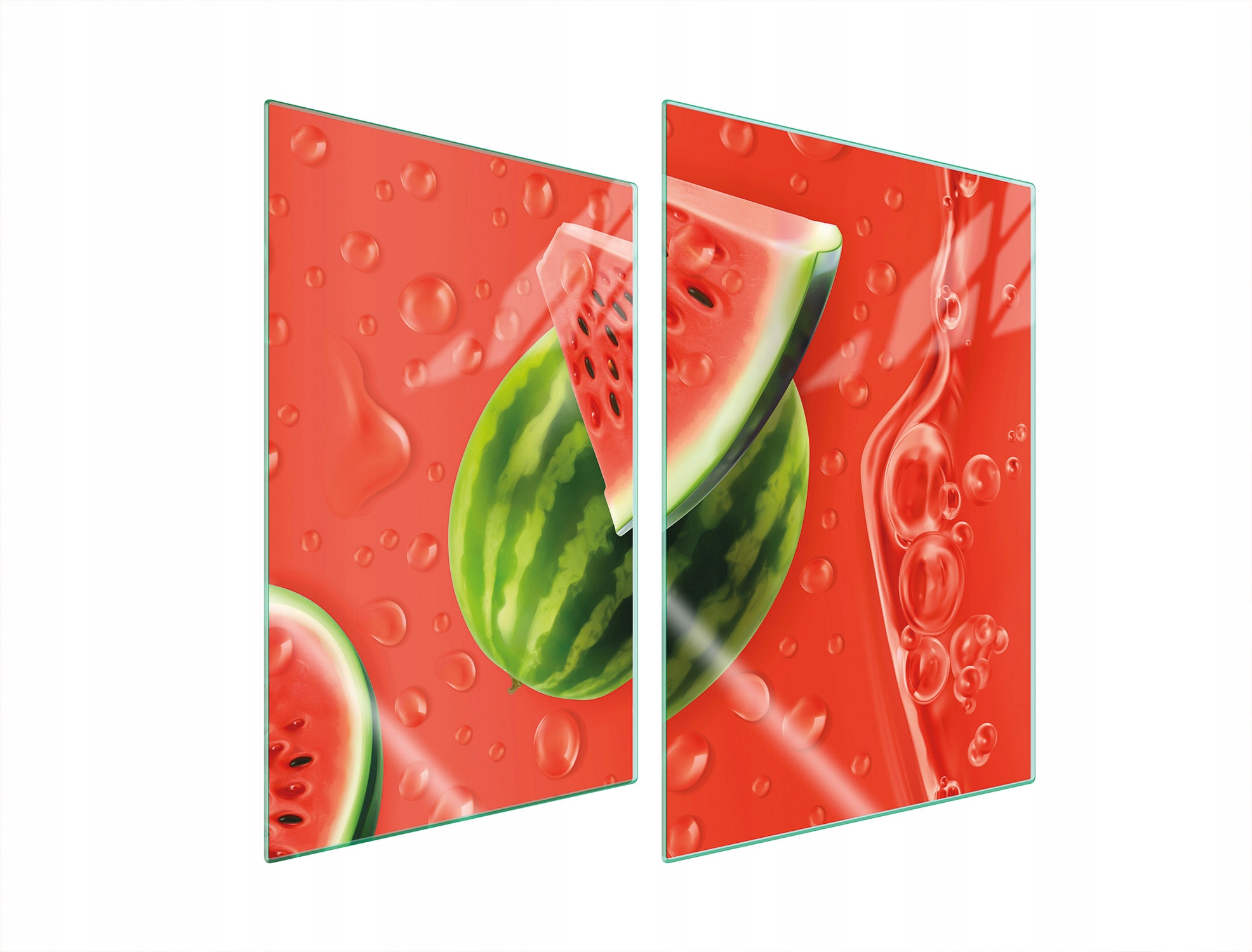 Skleněná Ochranná Deska Do Kuchyně 2x35x52 Meloun Tvrzené Sklo