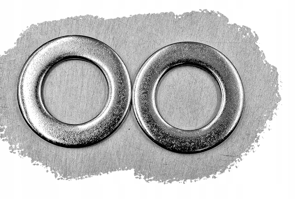 M2 PODKŁADKA PŁASKA NIERDZEWNA INOX A2 125 (100) Kolor srebrny