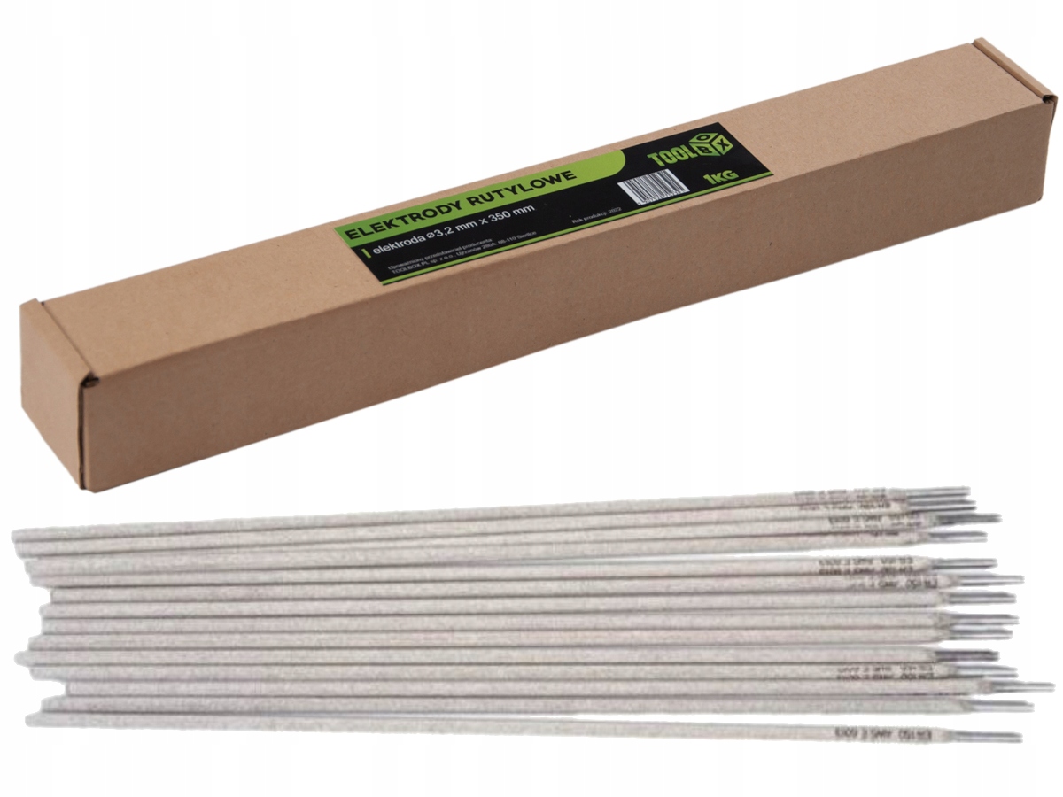 

Elektrody Spawalnicze Rutylowe 3,25X350mm 1KG