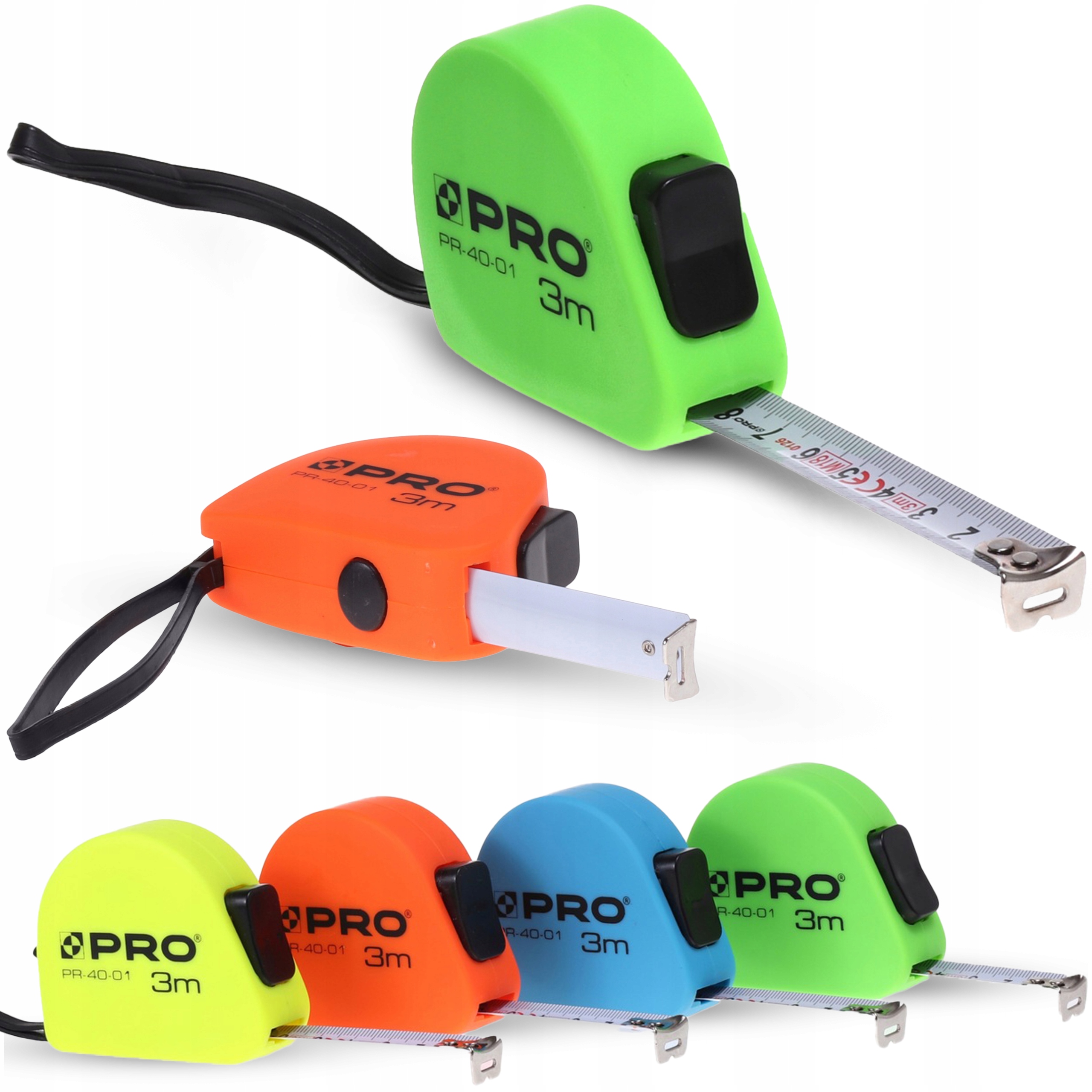 

Miara Zwijana 3m Miarka Miernicza Taśma Firmy Pro