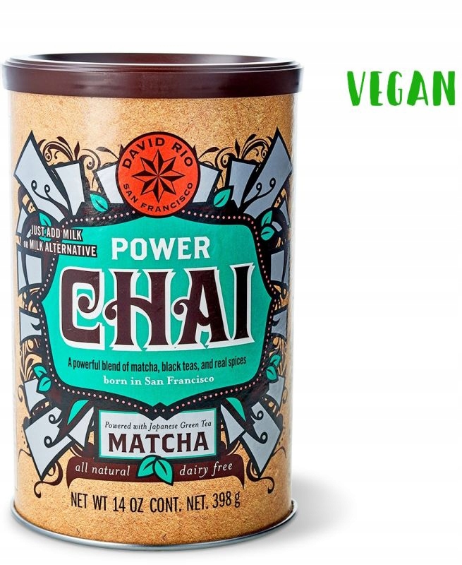DAVID RIO Power Chai Matcha VEGAN 398g