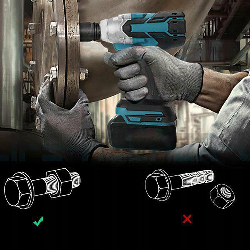 KLUCZ AKUMULATOROWY UDAROWY 18V 3000RPM DO MAKITA Maksymalna średnica śrub inny rozmiar