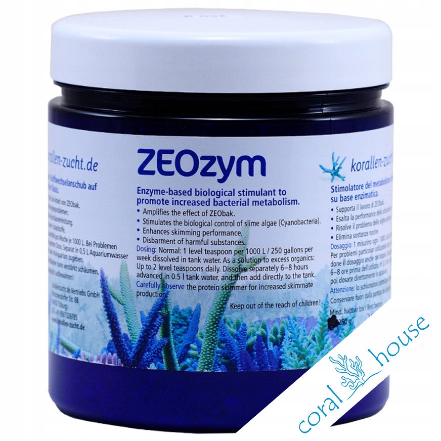 Korallen Zucht ZEOzym 250 g – živná půda pro bakterie