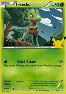 

Karta MCD25 Treecko non-holo 3/25