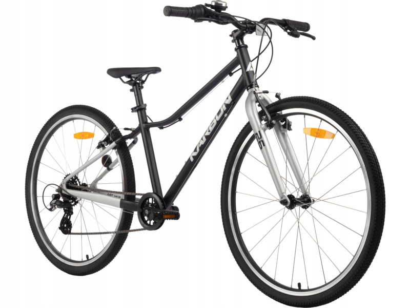 Rower młodzieżowy Karbon Superlight 26 cali dla chłopca Czarny