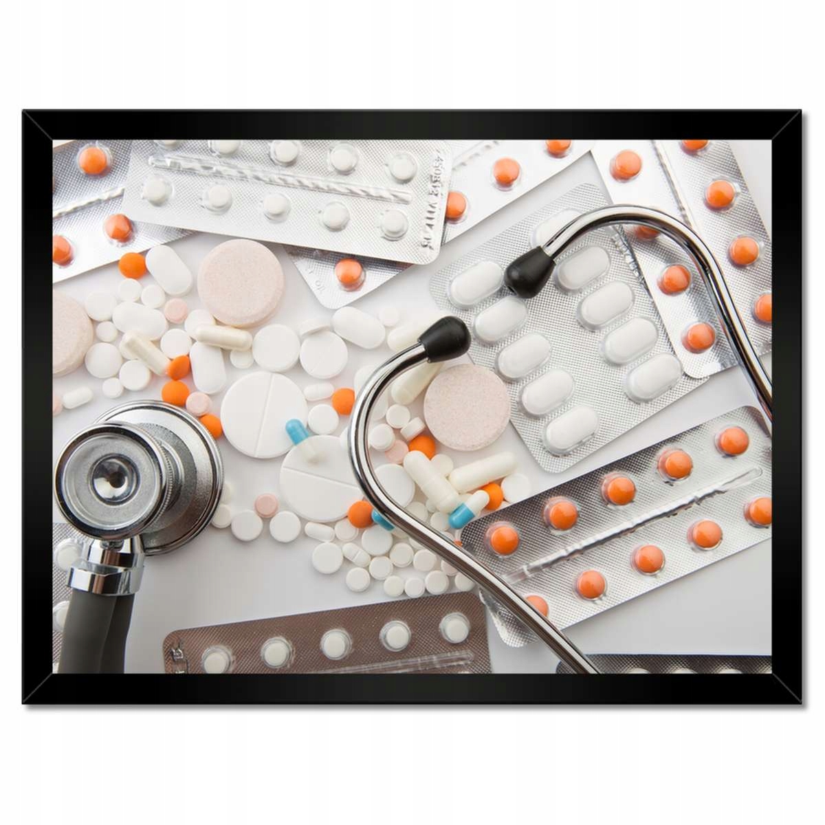 Plakáty v rámu 40x30 Lékárna Farmaceut pilulky