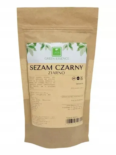 5 x Green Essence Sezam černý, neloupané zrno 250 g na sushi