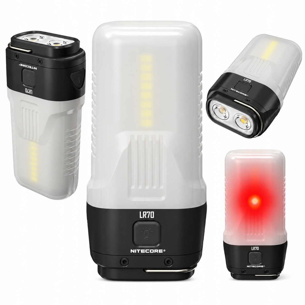 Lampa turystyczna Nitecore LR70 3000lm Powerbank 5000mAh 2w1