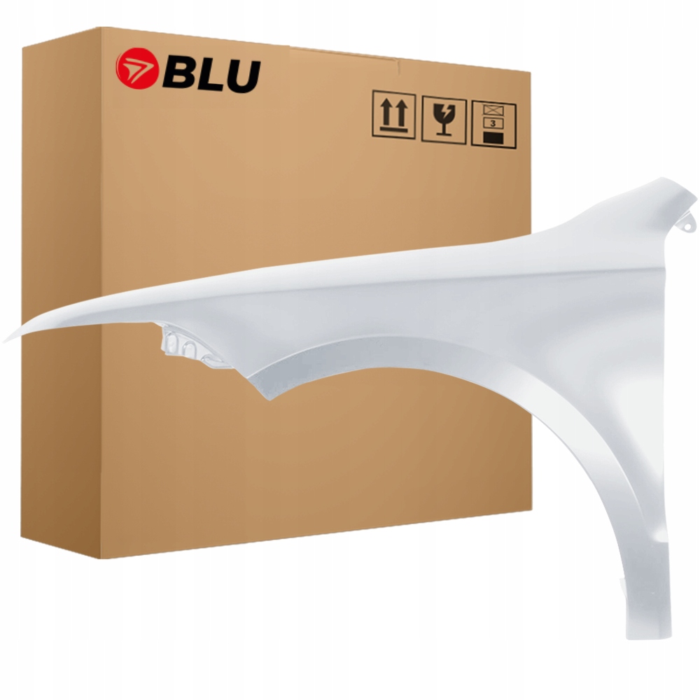 Blu Blatník Škoda Superb II 3T LA7W levý stříbrný 08-13 přední ReflexSilber