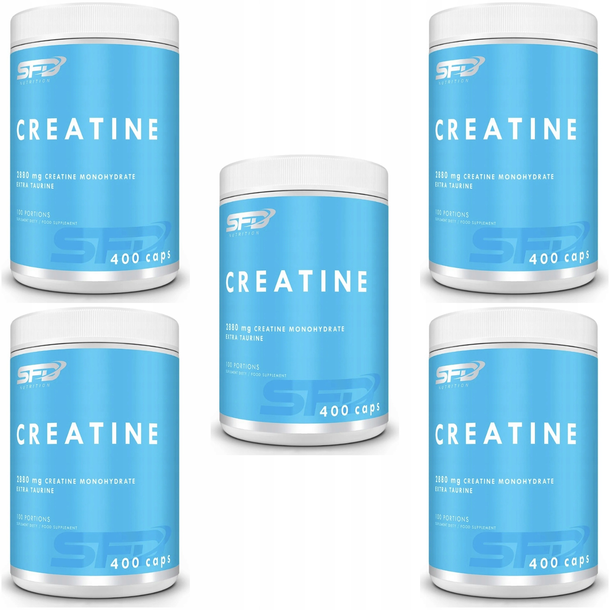 Sfd Kreatin Taurin Creatine 2000 kapslí Monohydrát Síla Enrgia Masa