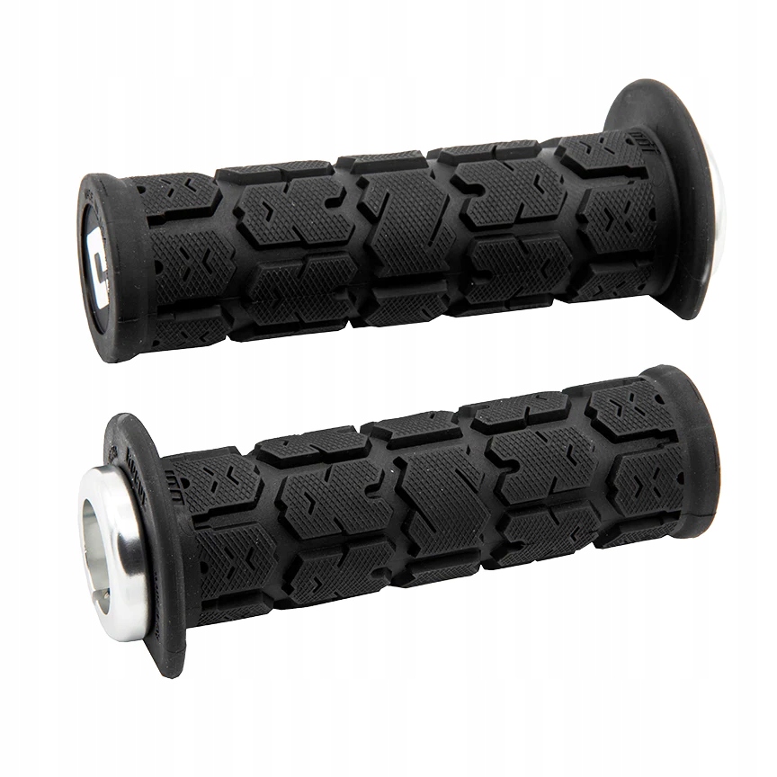 Manetki Odi Rogue 2.1 ATV/PWC Lock-On Grips czarne/srebrne