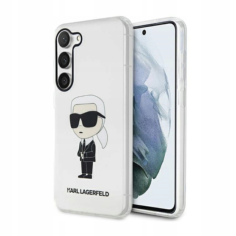 Karl Lagerfeld IML Nft Ikonik Pouzdro pro Samsung Galaxy S23+ (průhledný)