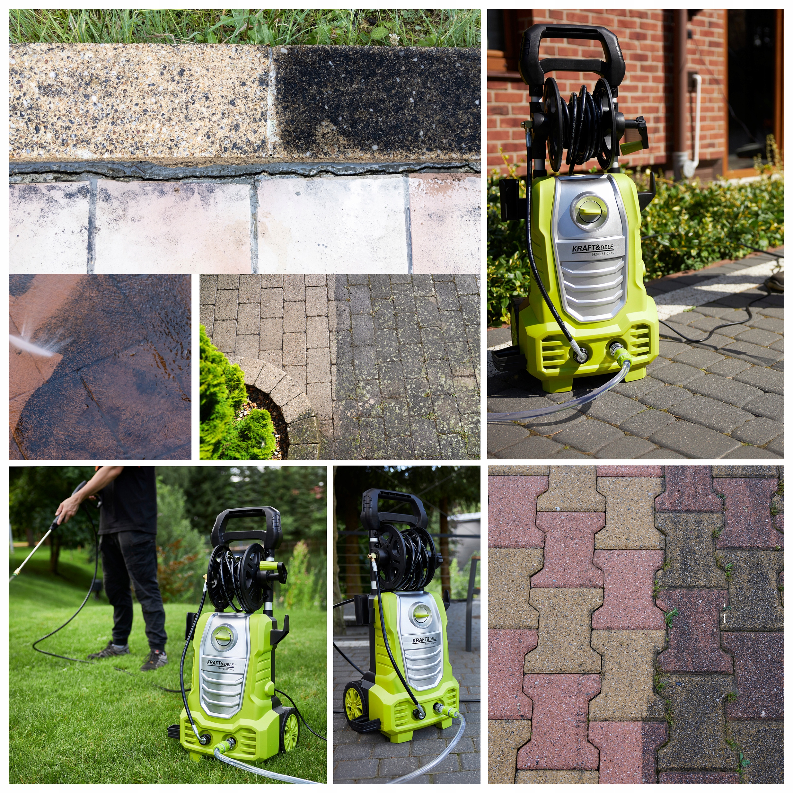 茶 aico Myjka wysokociśnieniowa, Garden DEDRA DED8822, 2300W, 120