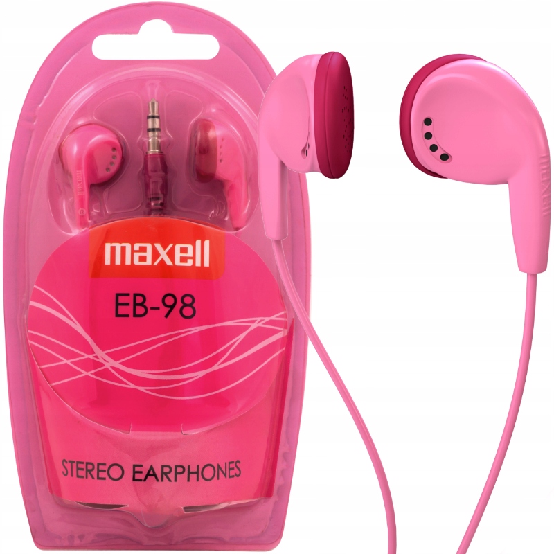 

Słuchawki douszne Maxell EB-98 różowe 303454
