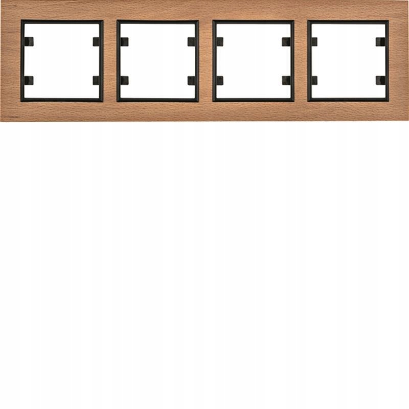 Hager Lumina Passion drevo buk rámček 4