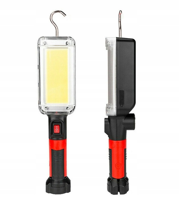 LAMPA WARSZTATOWA LED INSPEKCYJNA BARDZO MOCNA 20W AKUMULATOR LAMPA LEDÓWKA Marka bez marki