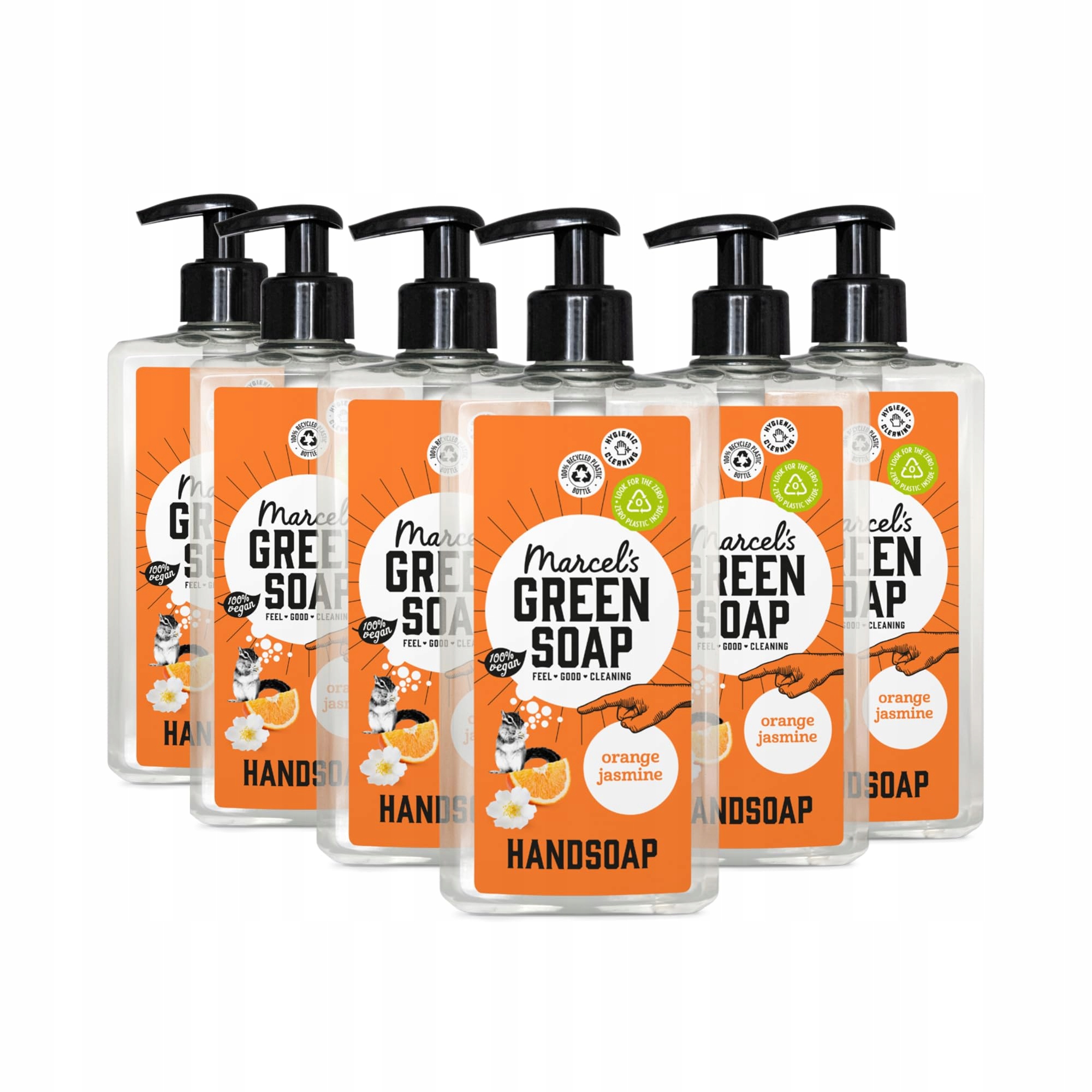 Marcels Green Soap Pomeranč mýdlo na ruce Jasmín Ekologické 500 ml