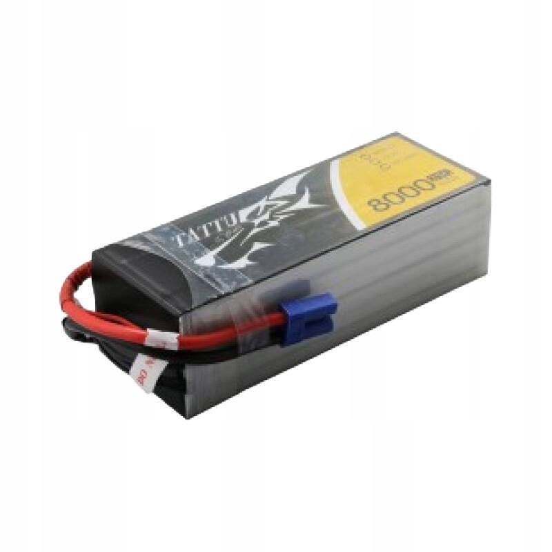 Akumulátor Tattu 8000 mAh 22.2V 25C 6S1P Lipo s konektorem EC5