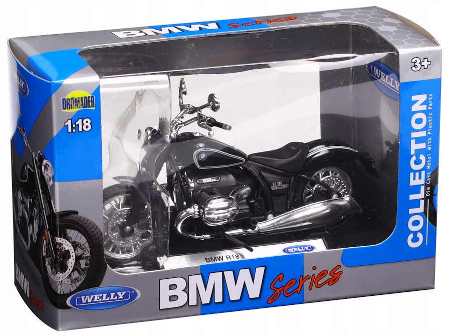 WELLY MOTOCYKL MOTOR BMW R18 MODEL KOLEKCJONERSKI Wiek dziecka 3 lata +