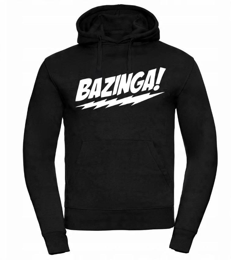 

Męska Bluza Z Kapturem Bazinga Rozmiar S