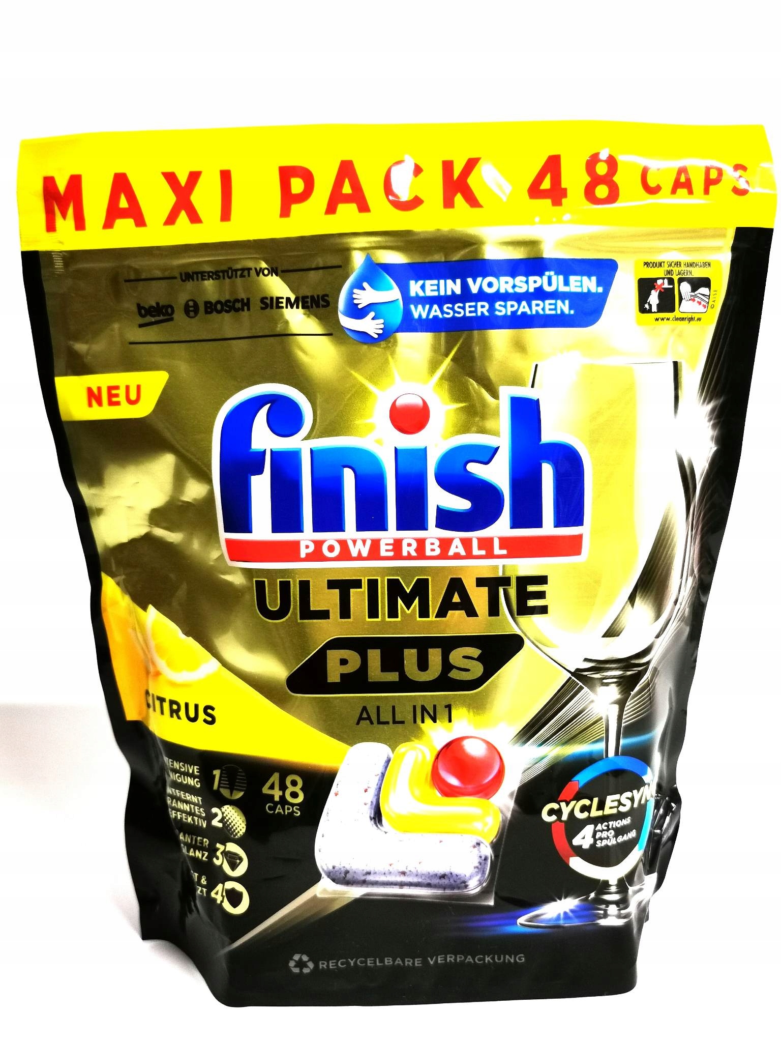 

Finish Ultimate Plus All In 1 Cyclesync 4 48szt De