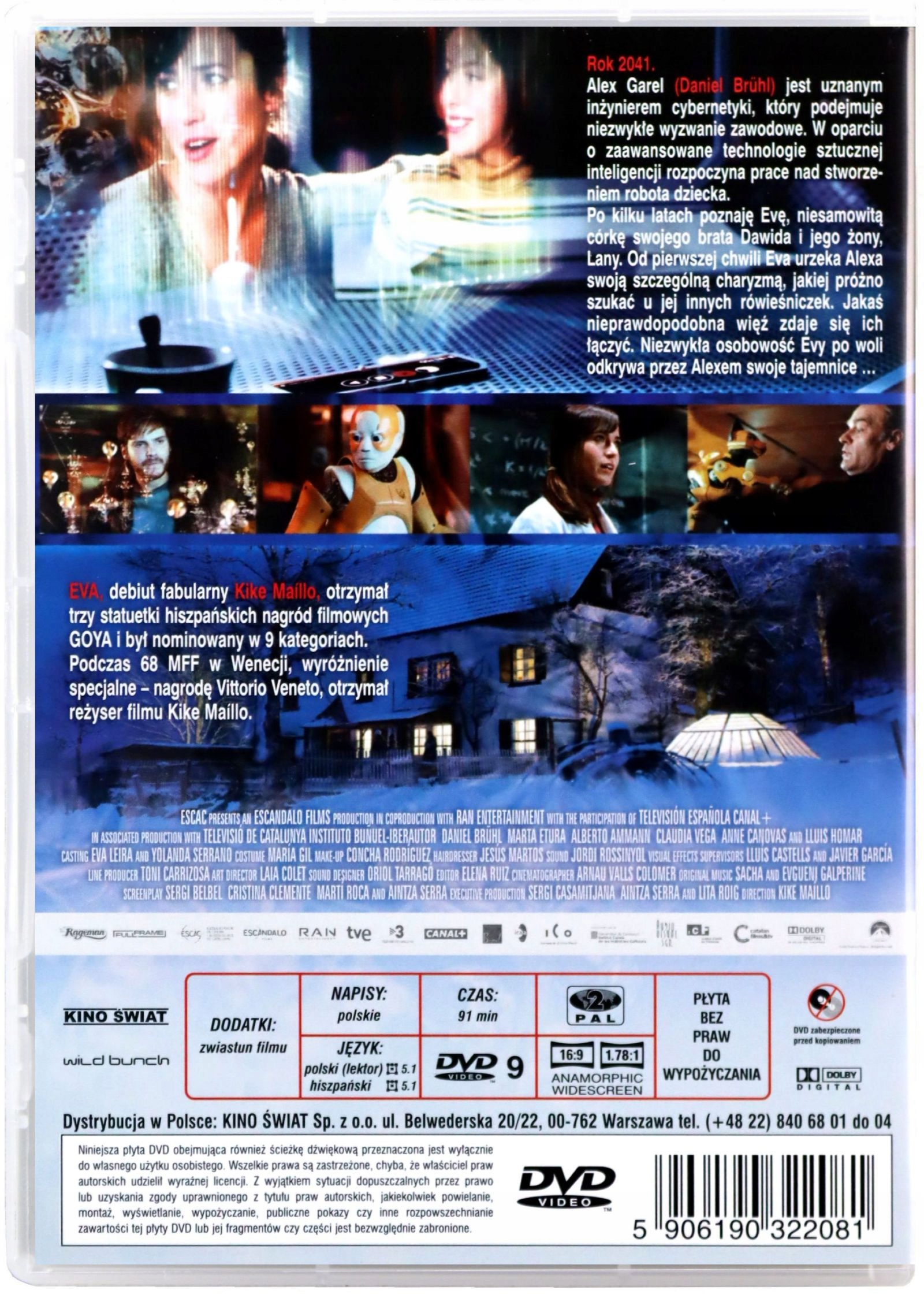 EVA (DVD) Stan opakowania oryginalne