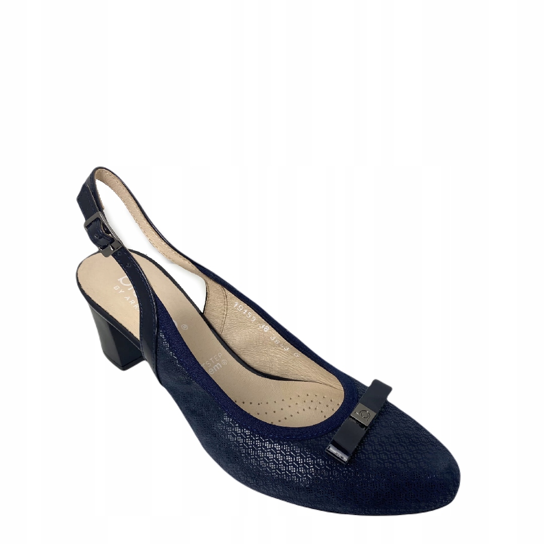 Dámské kožené sandály Arka 3843/1985 Námořnická Modrá 36, Námořnická Modrá