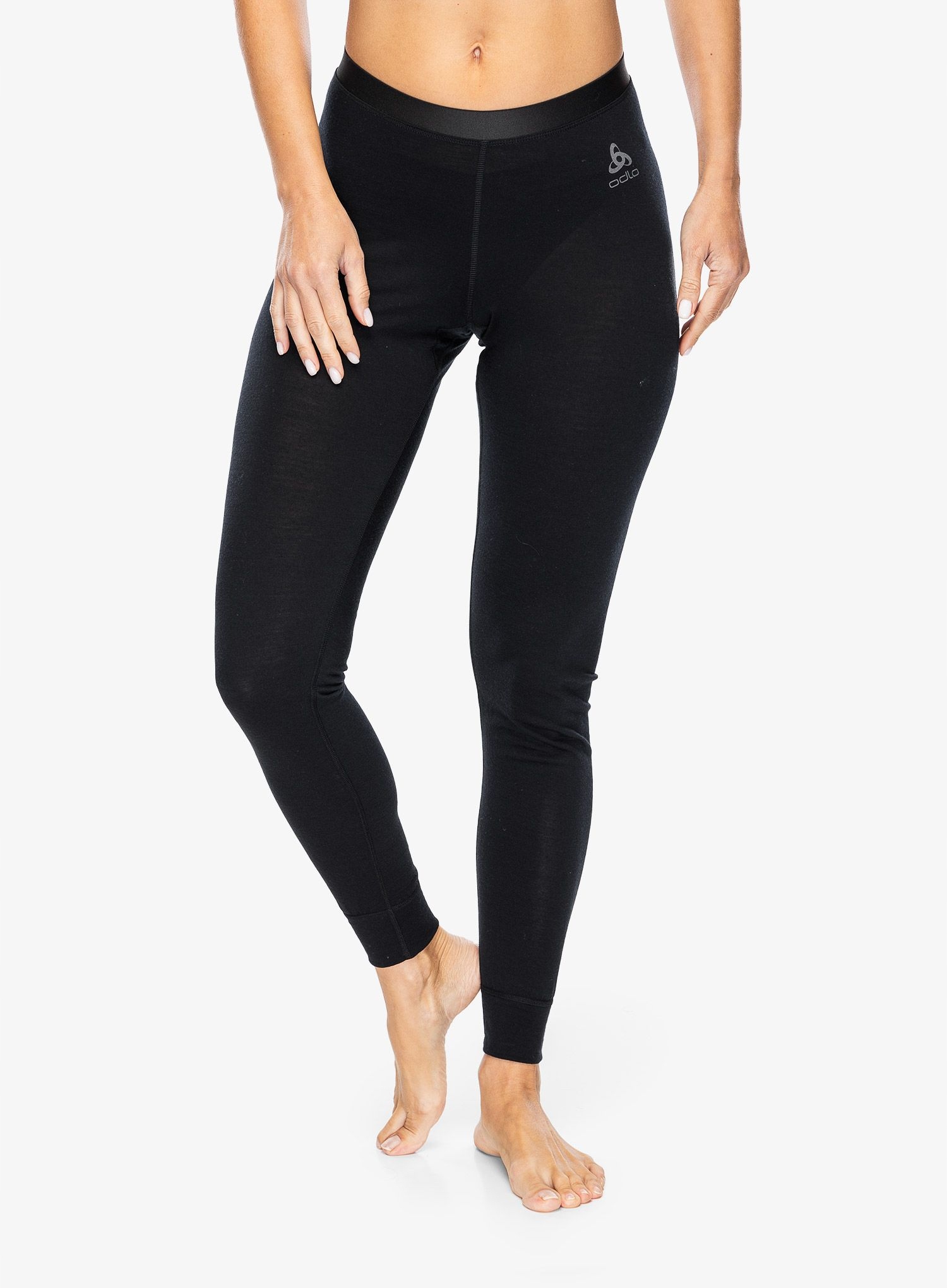 Dámské termoaktivní legíny Odlo Merino 160 Bl Bottom Long černá L