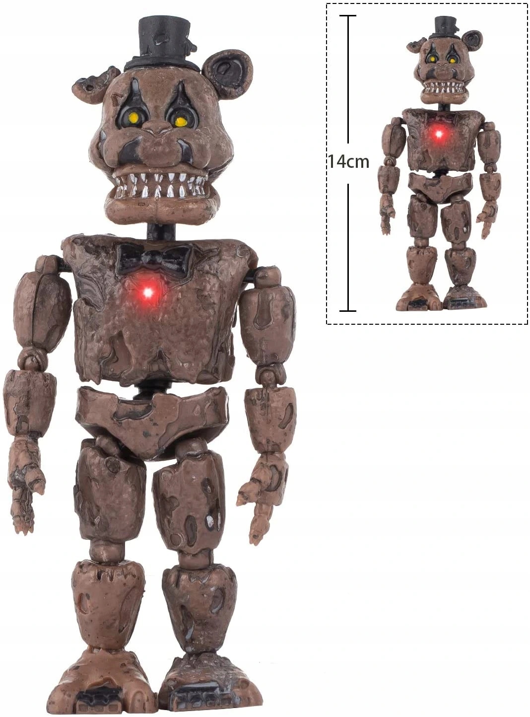 6 Szt ZESTAW FIGUREK FIVE NIGHTS AT FREDDY'S FNAF Typ mikroskopu cyfrowy