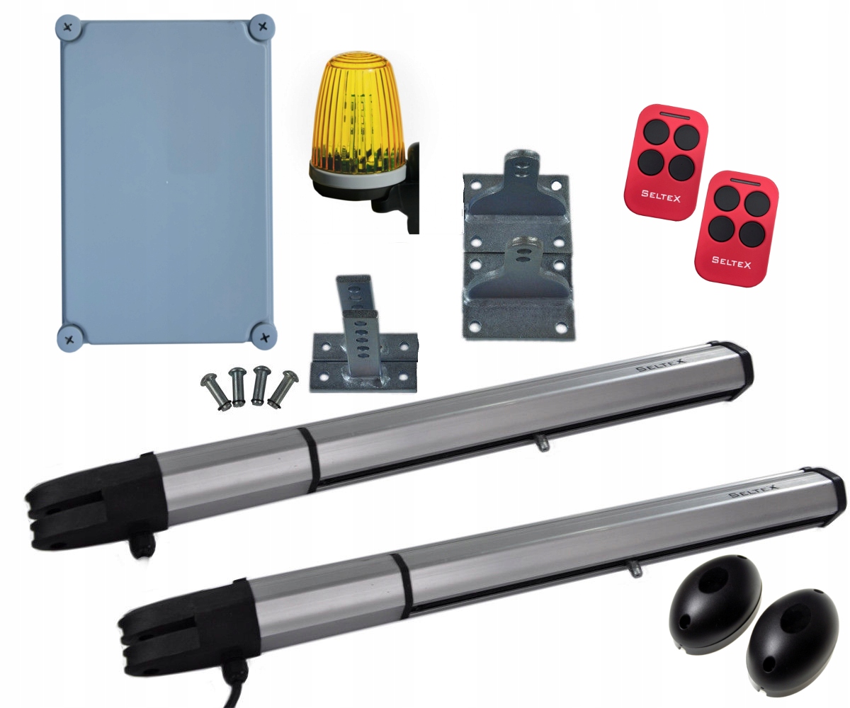 Automatická dvojkrídlová brána s koncovkami 24V 5 m 500 kg Seltex