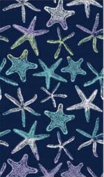 

Ręcznik plażowy duży granatowy 100x170 bawełna