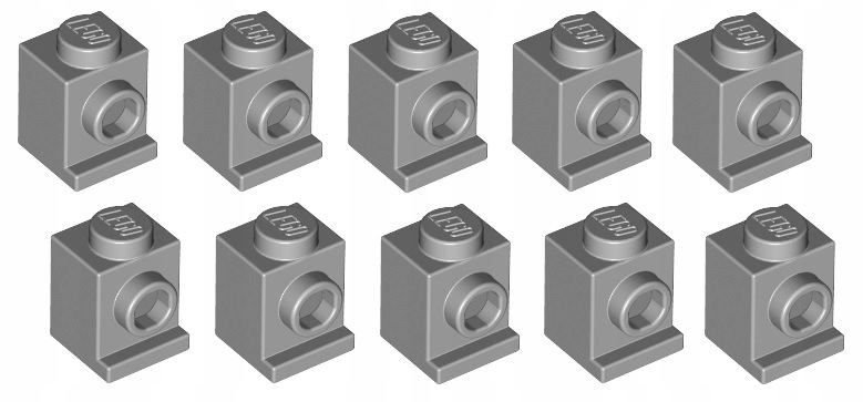 

Lego klocek 1x1 z pinem j.szary 10 szt 4070 Nowy