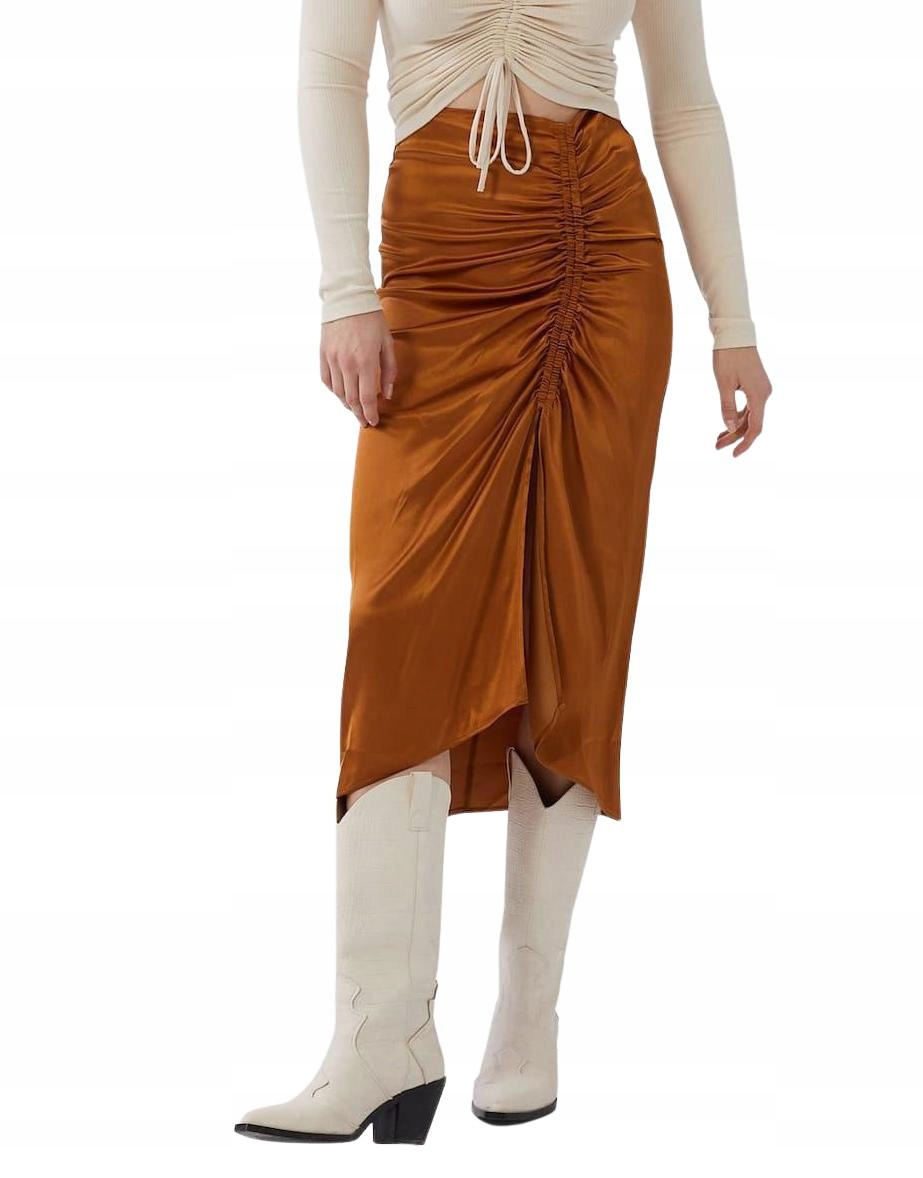 

H5F016 STRADIVARIUS__MM8 Spódnica Marszczenie__s