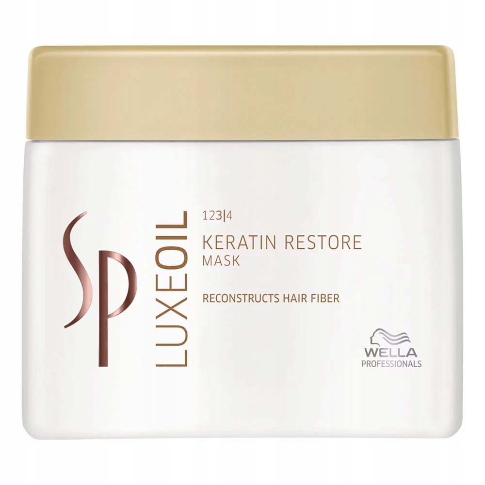 Wella Sp Luxe Oil Keratin maska na rekonstrukci vlasů s keratinem 400 ml