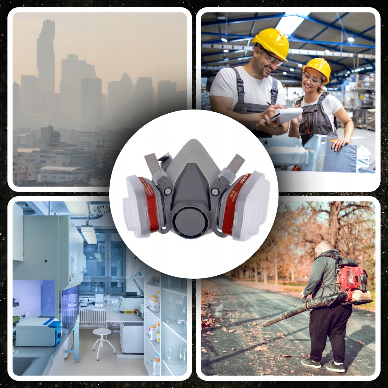 ZESTAW PÓŁMASKA MASKA LAKIERNICZA 6200 KOMPLETNA PRZECIWPYŁOWA L + FILTRY Informacje dodatkowe filtry w zestawie możliwość regulacji mocowania posiada zawór wentylacyjny profilowanie do twarzy wielorazowa