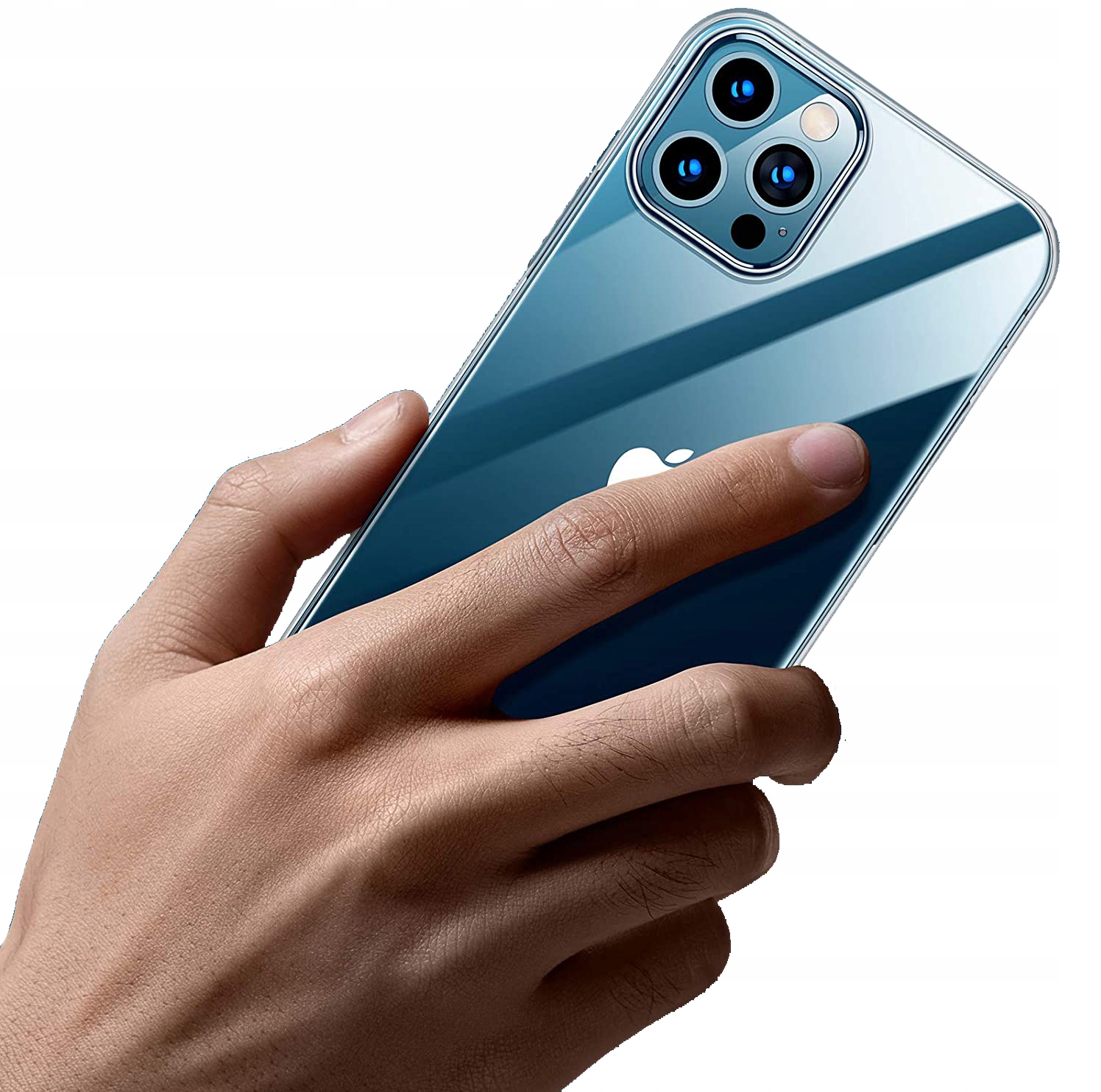 ETUI na IPHONE 13 MINI PRZEZROCZYSTE SLIM +SZKŁO Marka Inna