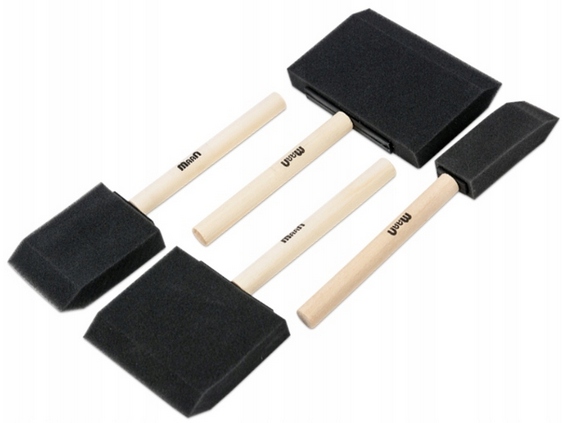 

Zestaw pędzli gąbkowych 25, 50, 75, 100 mm 4szt.