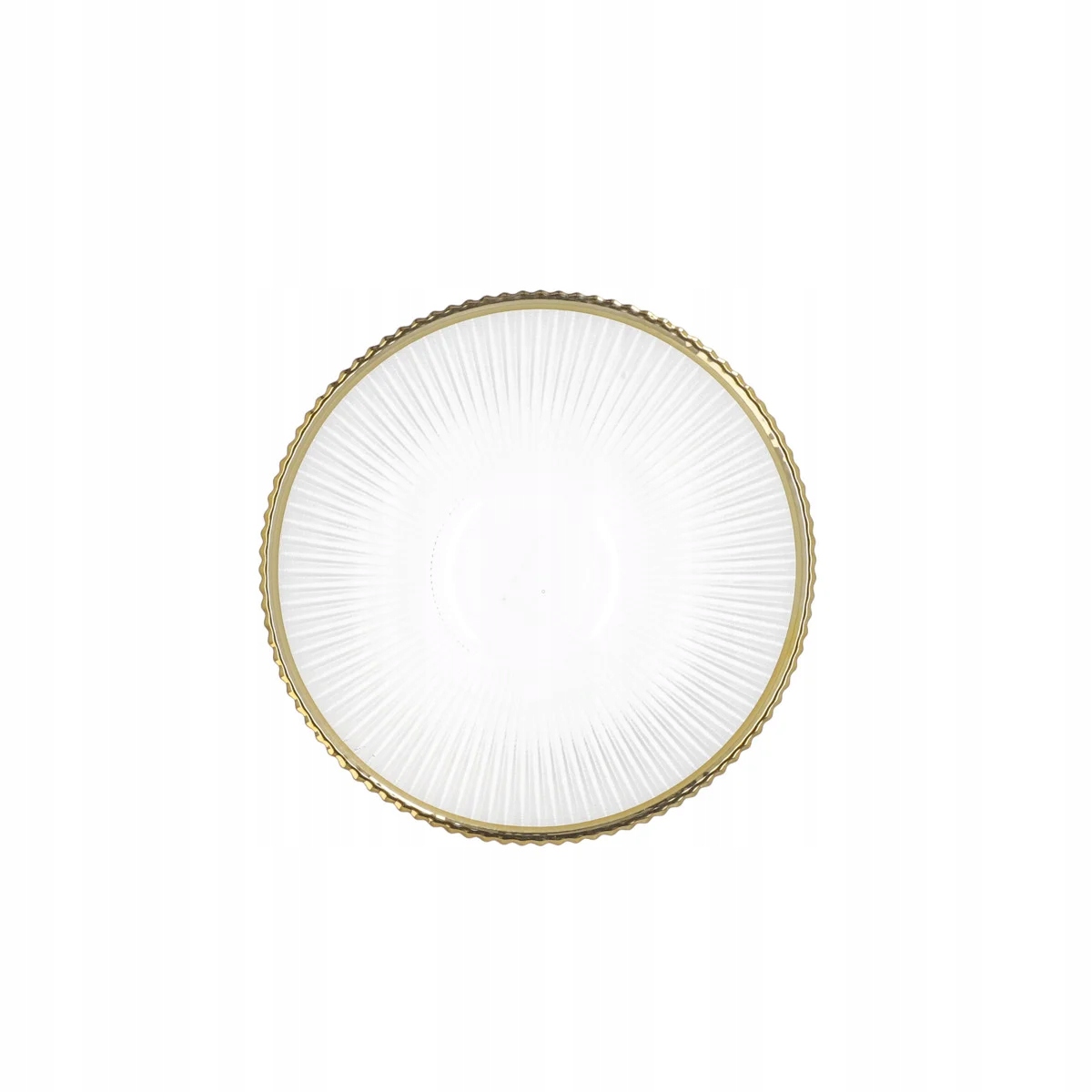 Miska MEGALO ze złotym rantem 15x7 cm HOMLA Linia BASIC