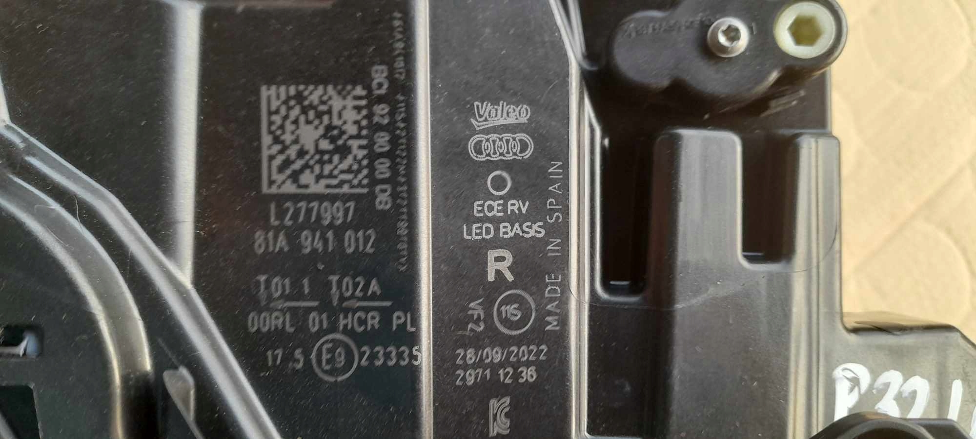 Licht rechts vorne LED AUDI Q2 81A941012