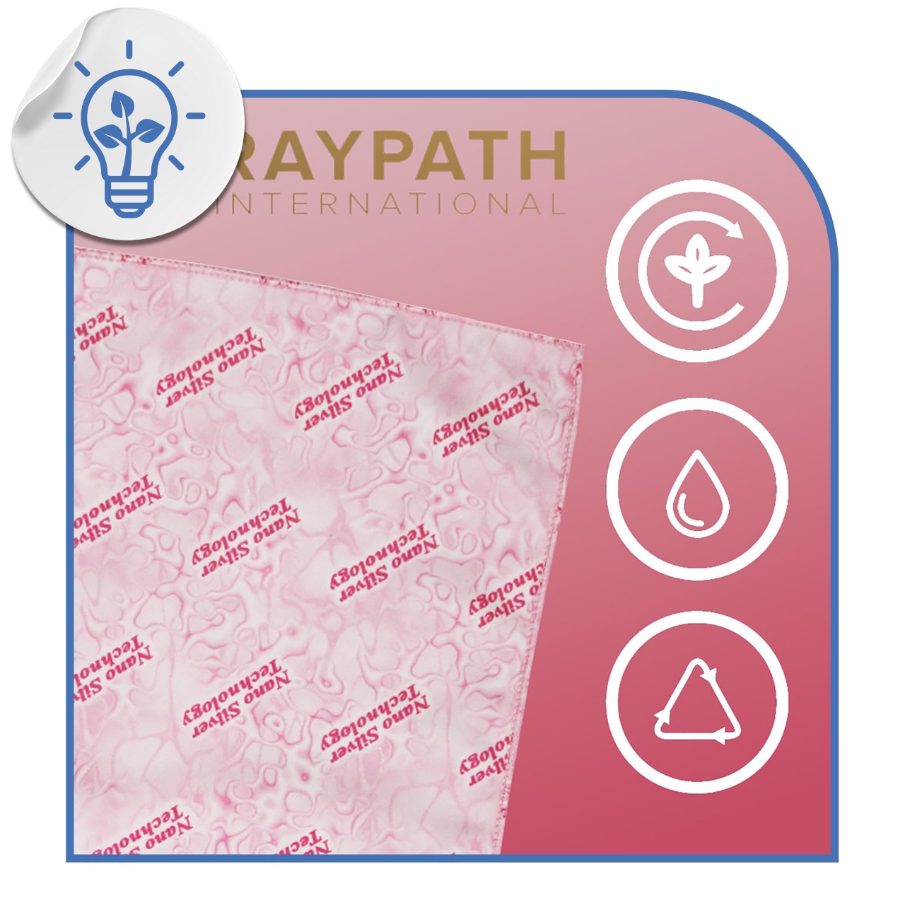 Raypath zestaw Rękawica czyszcząca Biała NOVA M + Sunbeam Różowy do Kanap Kolor biały