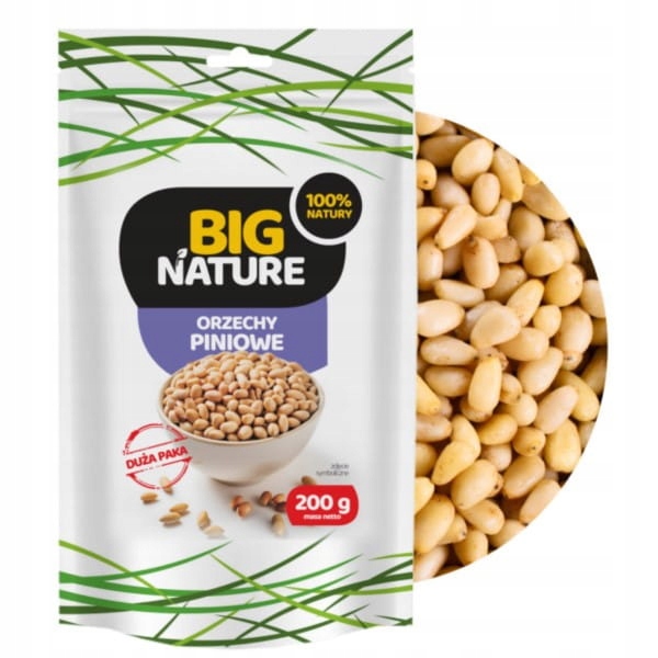Levně Big Nature Piniové ořechy 200 g