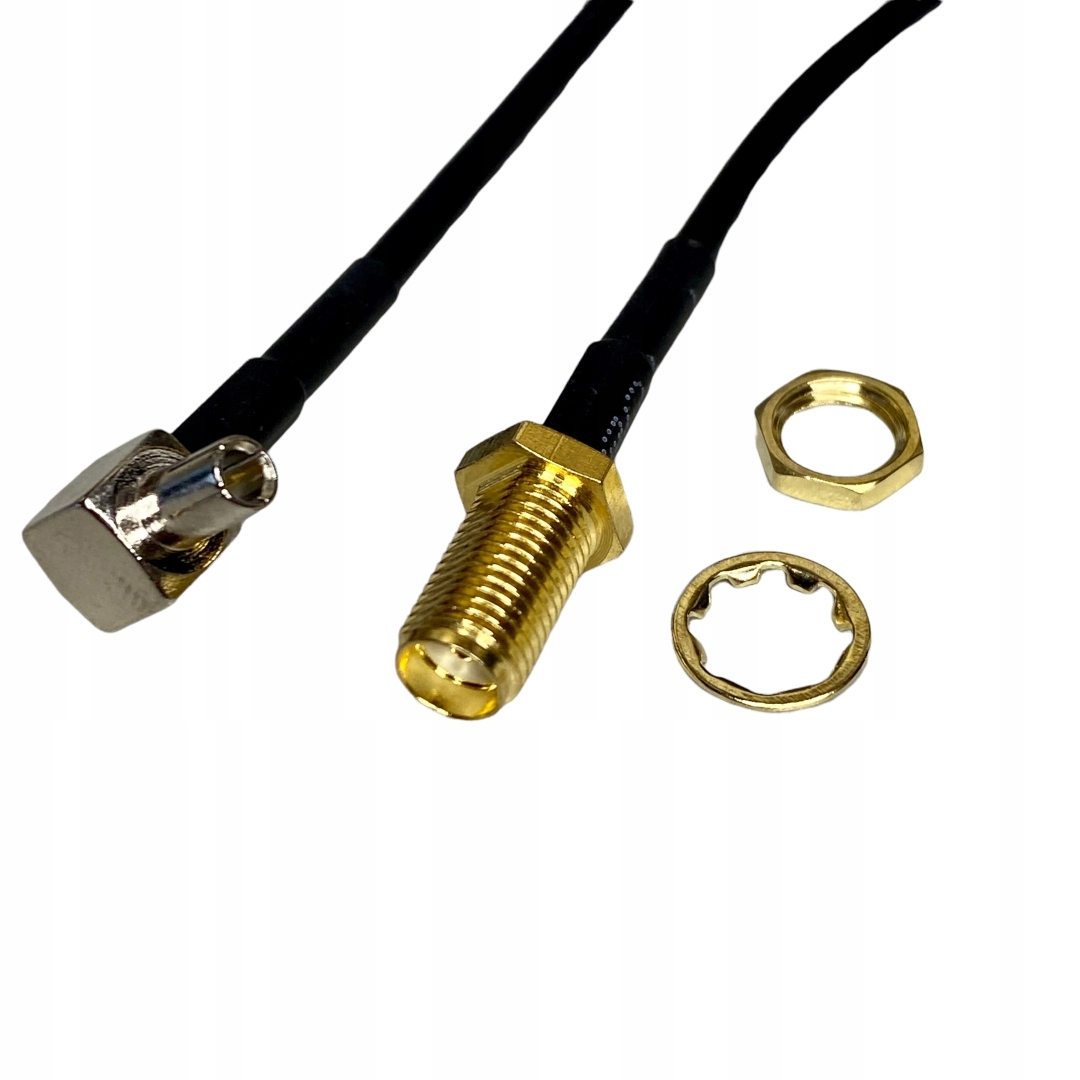 

Pigtail adapter TS9 wtyk Sma gniazdo 15cm -2szt-