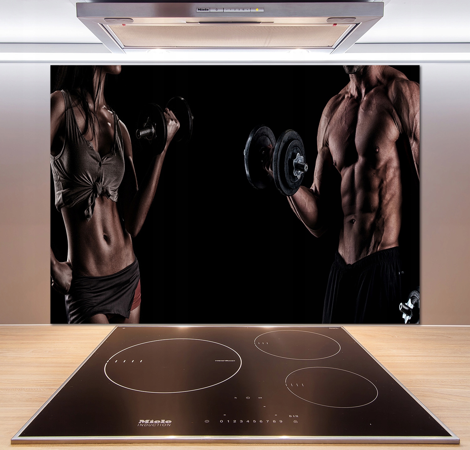 

Panel do kuchni Budowa mięśni 100x70 cm + Klej