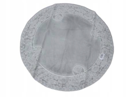 serweta okrągła PCV 70cm    biała — 3