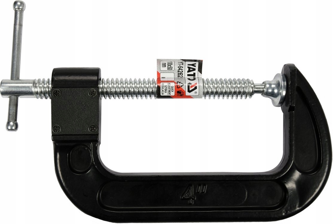 ŚCISK TYP C 100x50mm SYSTEM SZYBKIEGO PRZESUWU