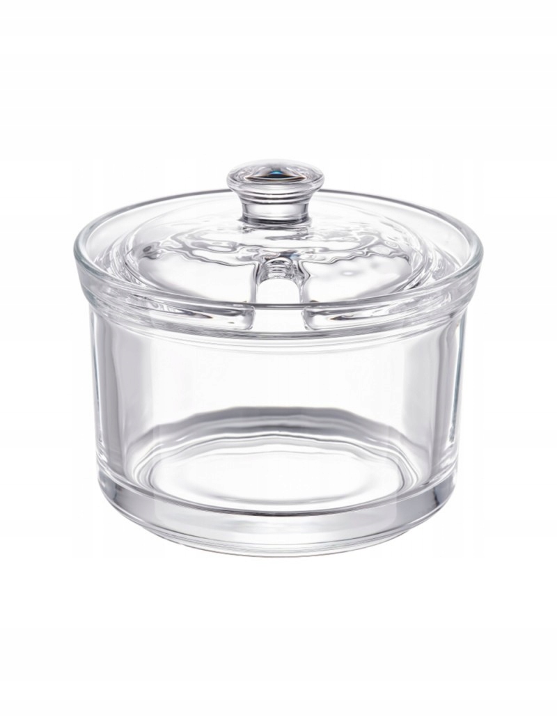 ZESTAW CUKIERNICZKA + MASELNICZKA SZKLANA AURORA Marka Domotti